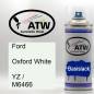 Preview: Ford, Oxford White, YZ / M6466: 400ml Sprühdose, von ATW Autoteile West.